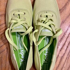 Keds Light Green Canvas Sneakers